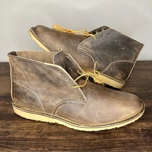 Red Wing Weekender Chukka Boots Men’s 12 Brown Leather Made In USA UNWORN NO BOX